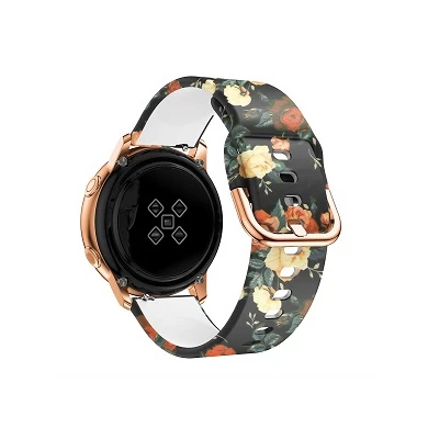 CBSW54 Pattern Printed Silicone Watch Bands For Samsung Smart Watch