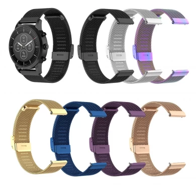 CBSW82 18 mm 20 mm 22 mm Malla Milanese Loop Correa de pulsera de metal Correa de reloj de acero inoxidable