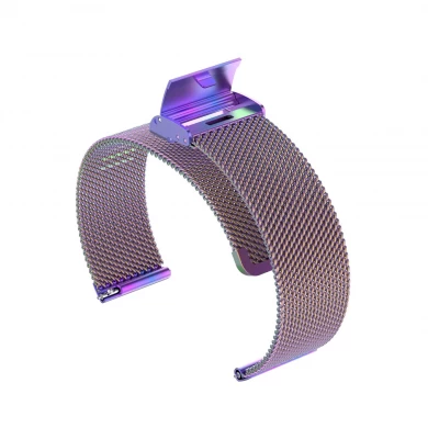 CBSW82 18mm 20mm 22mm Siatka Milanese Loop Metalowy pasek na nadgarstek Pasek do zegarka ze stali nierdzewnej