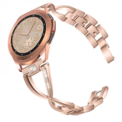 CBSW9401 Trendybay X-Link roestvrij stalen sieraden Diamond vervanging Strap voor Samsung Galaxy horloge