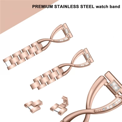 CBSW9401 Trendybay X-Link cinturino in acciaio inossidabile con diamante per gioielli di ricambio per Samsung Galaxy Watch