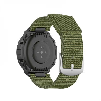 CBTR04 NAVO NYLON Gestreepte horlogeband voor Xiaomi Huami Amazfit T-Rex Pro A1918