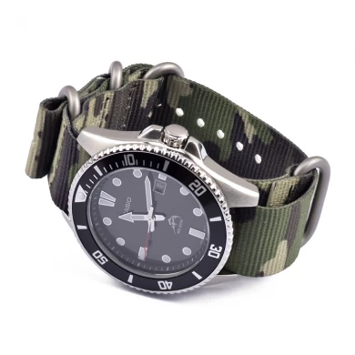 CBUS106 One Piece Ejército militar Camuflaje Cinturón de reloj Nylon Watch Band 20mm 22mm
