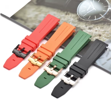 CBUS202 20mm 21mm 22mm Soft Rubber Silicone Watch Bands For Rolex Submariner Strap