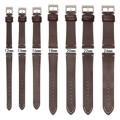 CBUS38 12mm 14mm 16mm 18mm 20mm 22mm 24mm Leather Watch Strap