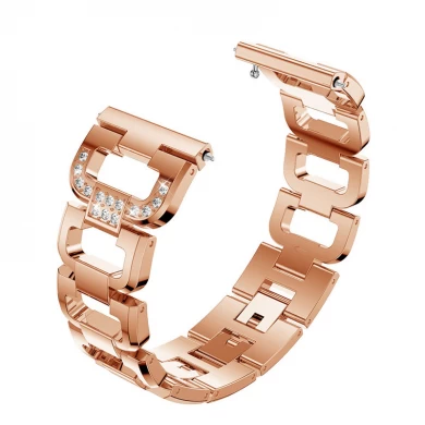 CBWB34 lujo elegante pulsera de reloj de repuesto de diamantes de imitación