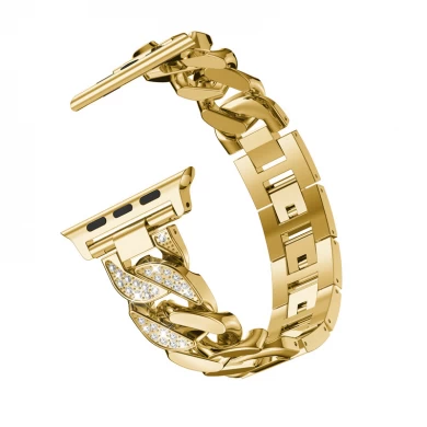 CBWB67 Trendybay Luxury Alloy Metal Diamond Strap Wristband For Apple Watch