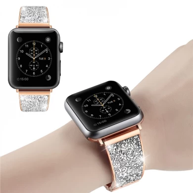 CBWB70 Trendybay Bling Jewelry  Rhinestone Stainless Steel Strap For Apple Watch 4 3 2 1