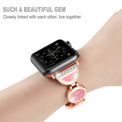 CBWB71 Trendybay Glitter Crystal Diamond Stainless Steel Watch Wrist Strap For Apple Watch