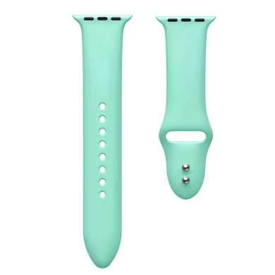 CBWB73 Trendybay Double Pins Soft Silicone Sport Strap Replacement Bands For Apple Watch