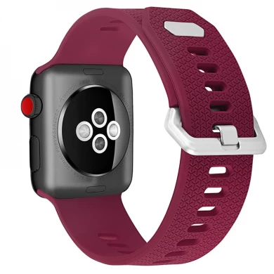 Bande de montre en silicone en caoutchouc sur mesure CBWB80 Trendybay pour Apple Watch