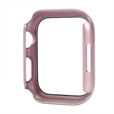 CBWC24 Full Coverage Tempered Glass Screen Protector Smart Watch Cases For Apple Watch Series 7 45mm 41mm
