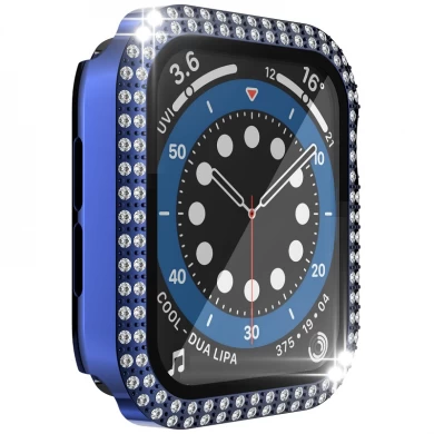 CBWC27 Luksusowe obudowę diamentowe dla Apple Watch Series 8 7 41 mm 45 mm