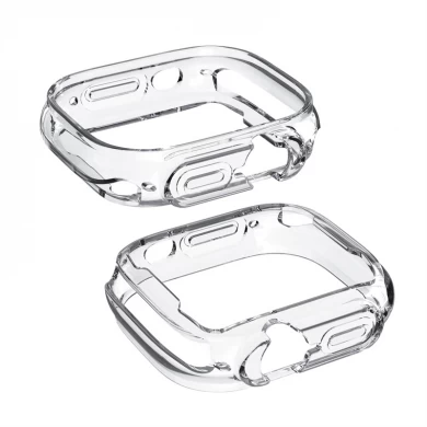 CBWC31 Przezroczysta przezroczystość zderzaka TPU Smart Watch Case for Apple Watch Ultra 49 mm