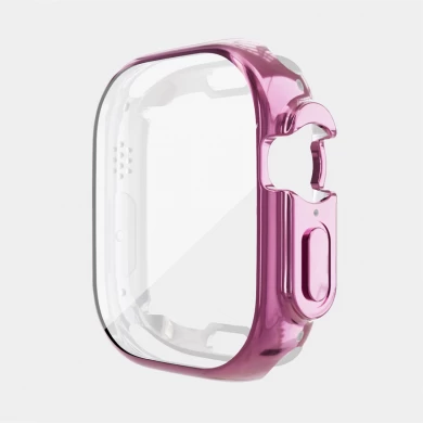 CBWC33 Ultra Thin Full Coverage Electroplating TPU Cases For Apple iWatch Ultra 49mm