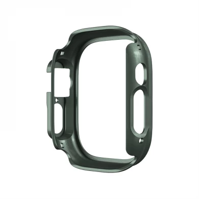 CBWC35 Wholesale PC Bumper Watch Case For Apple Watch Ultra 49mm With Tempered Glass Film