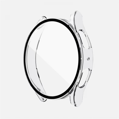 CBWPC-06 Tempered Glass Screen Protector PC Smart Watch Cases For Samsung Galaxy Watch 5 40mm 44mm