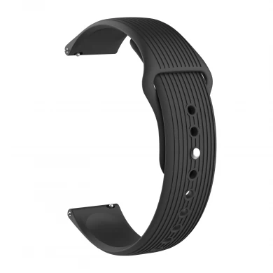 CBWT05 Factory Wholesale 20mm 22mm Water Resistant Sport Rubber Silicone Watch Strap