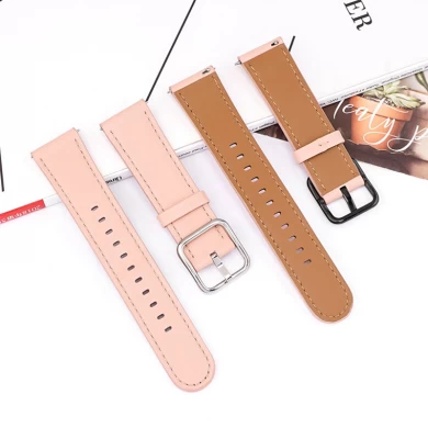 CBWT12 Luxus-Square-Schnalle Echtes Leder Watch Strap Band 20mm 22mm Uhrenbänder