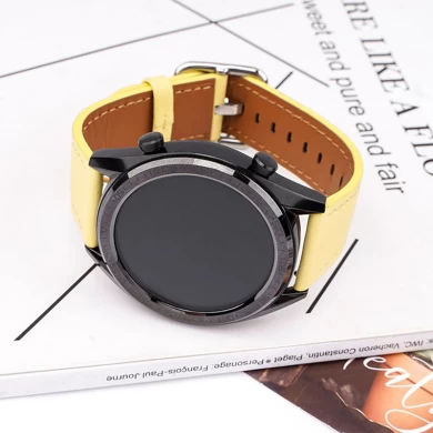 CBWT12 cuadrado de lujo de la hebilla del cuero genuino de la correa de reloj Band correas de reloj 20mm 22mm