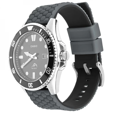 CBWT23 20 mm 22 mm Quick release dubbele kleur sport zacht rubber siliconen horlogebandband
