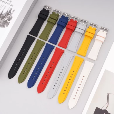 CBWT24 22mm 24mm Quick Release Silicone Watch Bands For Samsung/Huawei/Garmin