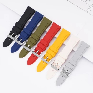 CBWT24 22mm 24mm Quick Release Silicone Watch Bands For Samsung/Huawei/Garmin