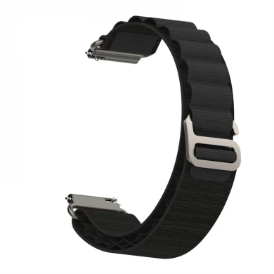 CBWT32 Altamente flexible Stretchy 20 mm de 22 mm Universal Nylon Alpine Loop Watch Band