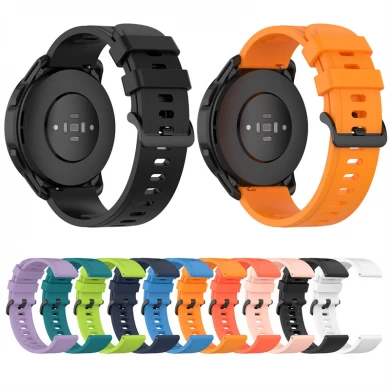 CBXM-W02 22mm Silicone Watch Band Strap For Xiaomi Watch S1 Color