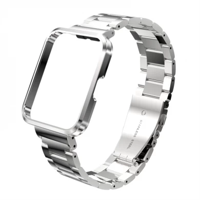 CBXM-W05 Solid Metal Stainless Steel Watch Band Strap For Xiaomi Redmi Mi Watch 2 Lite