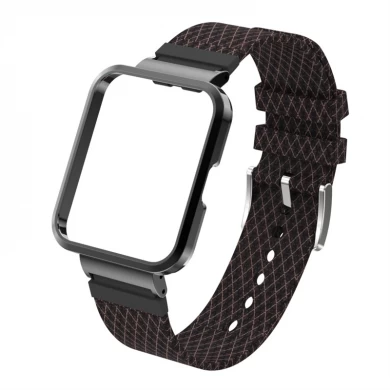 CBXM-W09 DENIM CANVAS Fabric Watch STRAP FOR XIAOMI MI Redmi Watch 2 Lite