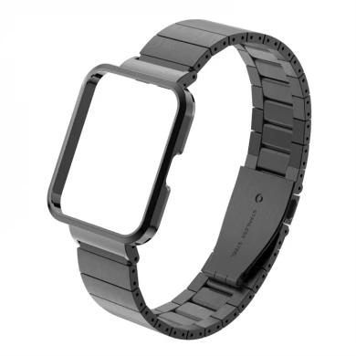 CBXM-W10 Band de montre en acier inoxydable pour Xiaomi Mi Redmi Watch 2 Lite