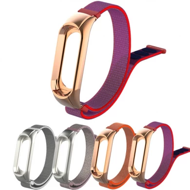 Cinturini cinturino in nylon intrecciato colorato con cinturino Xiaomi Mi Band 3