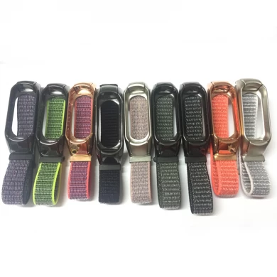 CBXM301 Xiaomi Mi Band 3 bracelets de montre en nylon tissé coloré