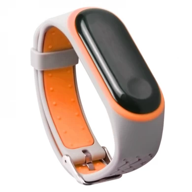 Sangle en caoutchouc coloré de bracelet de remplacement en silicone CBXM348 pour le bracelet de la bande 3 de Xiaomi