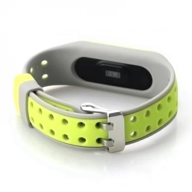 CBXM361 Trendybay  Dual Colors Silicone Wristband Strap For Xiaomi Mi Band 3
