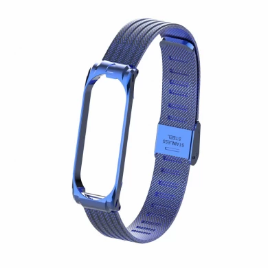 CBXM404 Luxury Mesh Stainless Steel Wrist Watch Strap For Xiaomi Mi Band 4