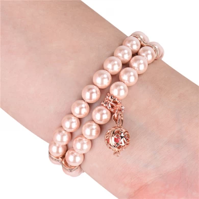 CBXM414 Women Pearl Jewelry Watch Strap For Xiaomi Mi Band 4 3 With Perfume Storage Pendant