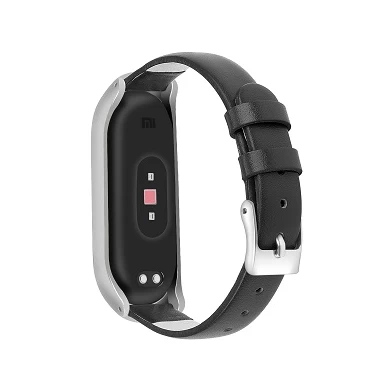 CBXM421 Skórzany pasek Xiaomi Mi Band 3 4 Smart Watch