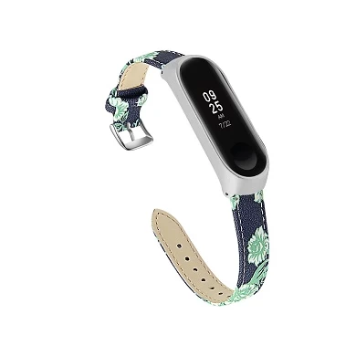 CBXM423 Leather Watch Band For Xiaomi Mi Band 4 3