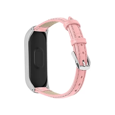 CBXM425 Smart Watch Leder Uhrenarmband für Xiaomi Band 3 4