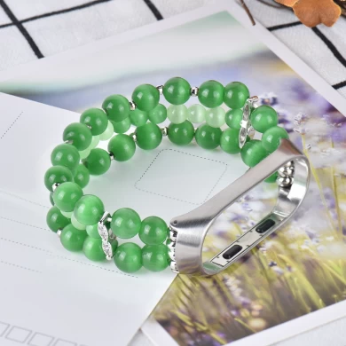 CBXM445 Handmade Jewelry Beads Bracelet Watch Band For Xiaomi Mi Band 4 3
