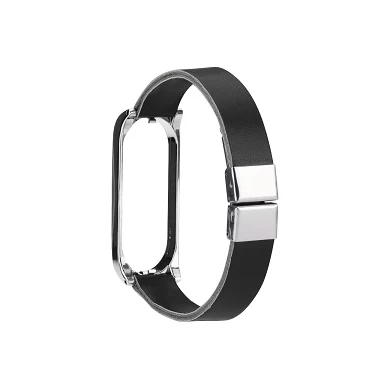 CBXM451 Fashion Leather Bracelet Strap For Xiaomi Mi Band 3/4