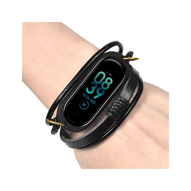 CBXM456 Fashion Braided Bracelet Watch Strap For Xiaomi Mi band 3 4