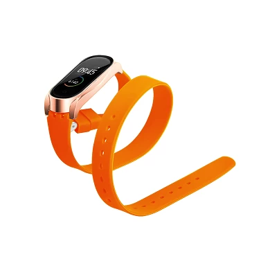 CBXM460 Eendelige siliconen horlogeband armband voor Xiaomi Mi-band 3 4