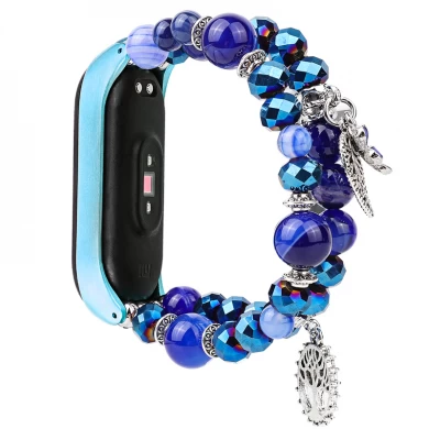 CBXM463 bijoux de mode bracelet en agate de cristal pour Xiaomi Mi Band 4 3