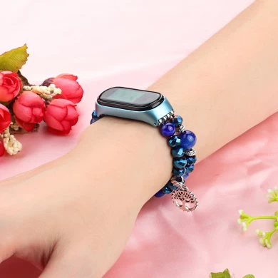 CBXM463 Modeschmuck Kristall Achat Armband Armband für Xiaomi Mi Band 4 3