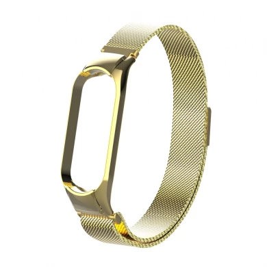 CBXM511 Magnetic Closure Milanese loop Metal Stainless Steel Watch Strap For Xiaomi Band 6/5
