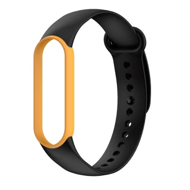 CBXM562 Double Colors Replacement Silicone Wristband Bracelet Strap For Xiaomi Mi Band 5