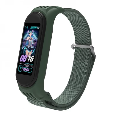 CBXM568 Sıcak Ürünler Spor Döngü Naylon Elastik İzle Bandı Bilezik Kayışı Xiaomi Mi Band için 6 5 4 3 Smartwatch